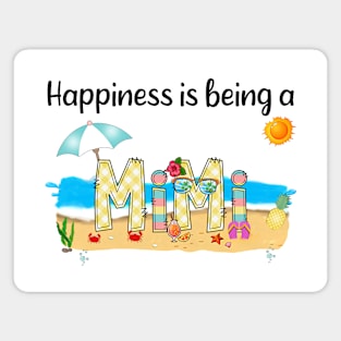 Happiness Is Being A Mimi Summer Beach Happy Mother's Day Magnet